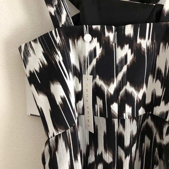 Trina Turk Print Dress Size 0 - Picture 6 of 10